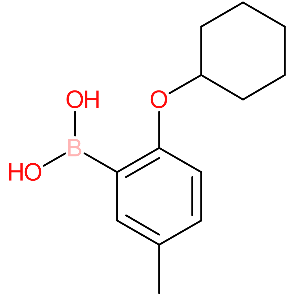 [2-(cyclohexyloxy)-5-methylphenyl]boronic acid
