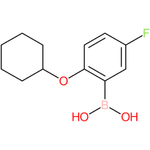 [2-(cyclohexyloxy)-5-fluorophenyl]boronic acid