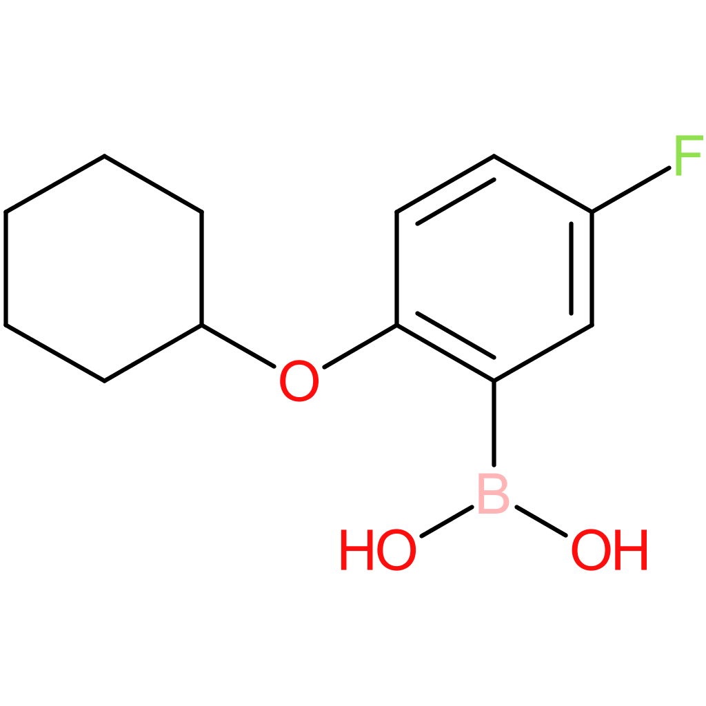[2-(cyclohexyloxy)-5-fluorophenyl]boronic acid