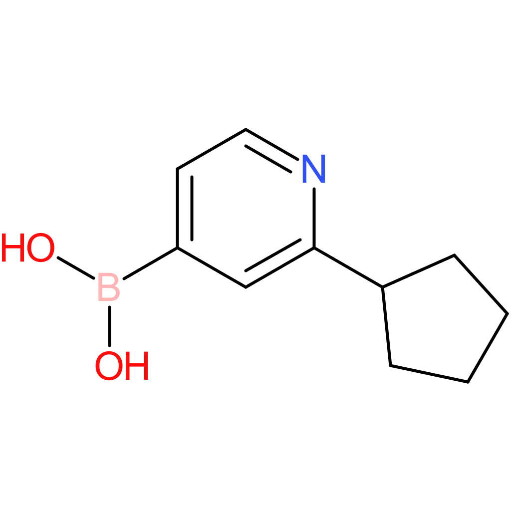 2-(cyclopentyl)pyridine-4-boronic acid