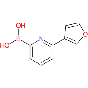 6-(3-furan)pyridine-2-boronic acid