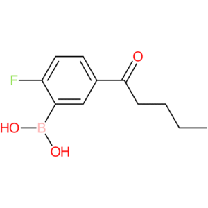 (2-fluoro-5-pentanoylphenyl)boronic acid