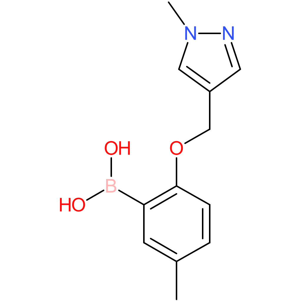 (5-methyl-2-[(1-methyl-1h-pyrazol-4-yl)methoxy]phenyl)boronic acid