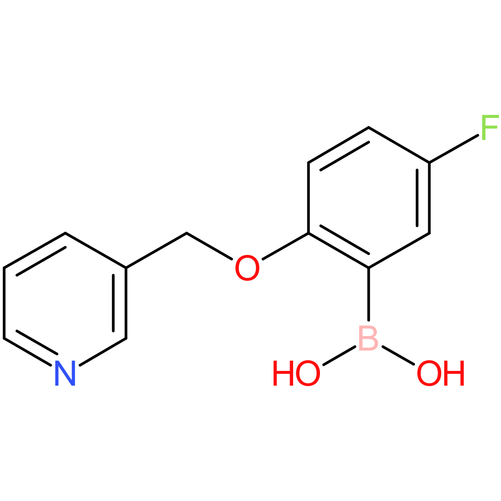 [5-fluoro-2-(pyridin-3-ylmethoxy)phenyl]boronic acid