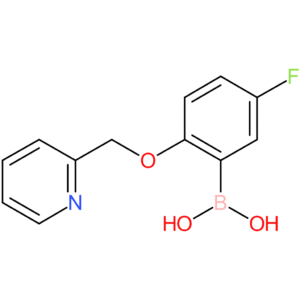 [5-fluoro-2-(pyridin-2-ylmethoxy)phenyl]boronic acid