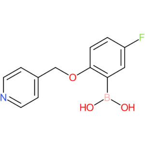 [5-fluoro-2-(pyridin-4-ylmethoxy)phenyl]boronic acid