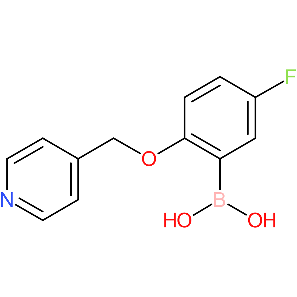 [5-fluoro-2-(pyridin-4-ylmethoxy)phenyl]boronic acid