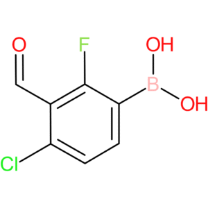 4-chloro-2-fluoro-3-formylphenylboronic acid
