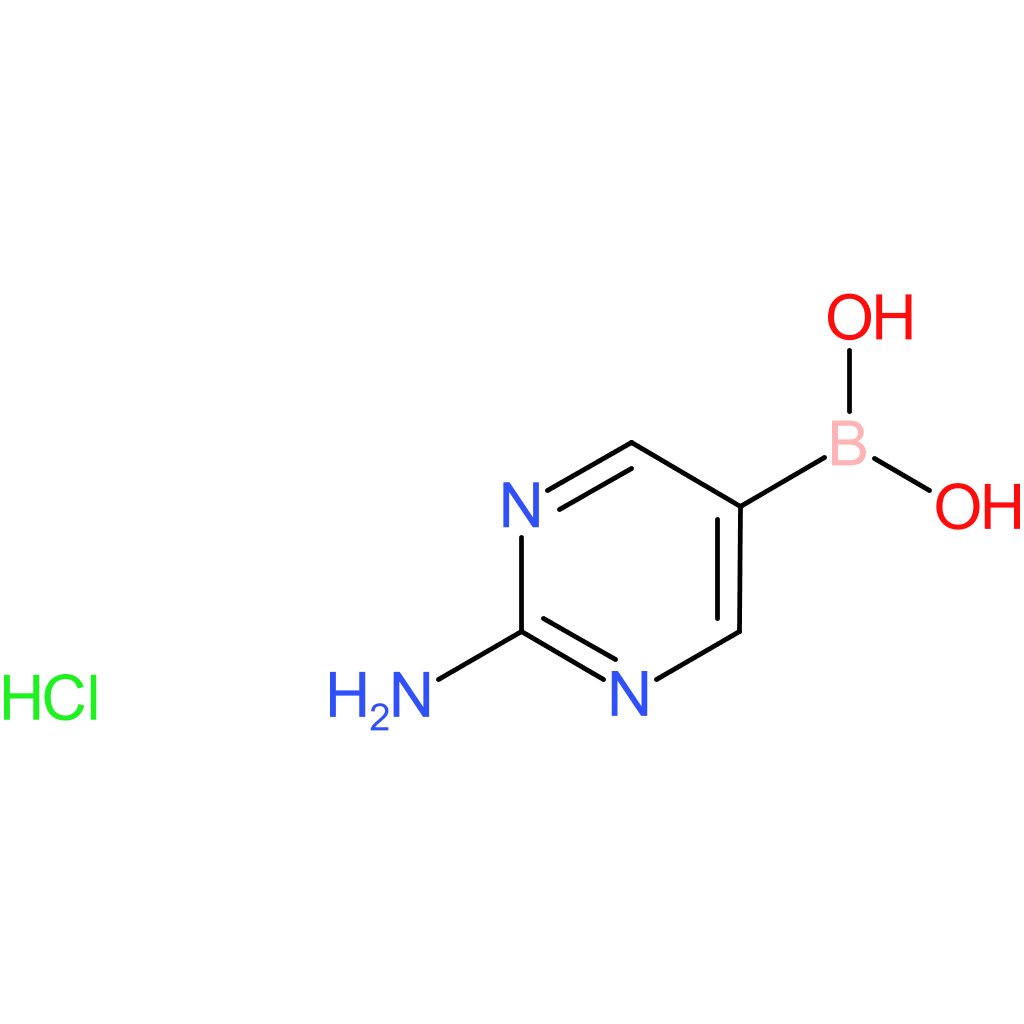 2-aminopyrimidine-5-boronic acid hcl