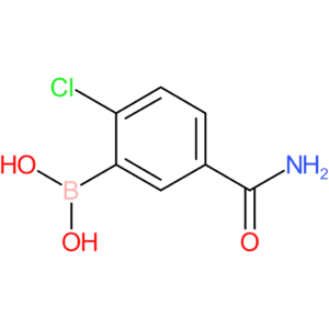 5-carbamoyl-2-chlorophenylboronic acid