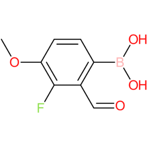 3-fluoro-2-formyl-4-methoxyphenylboronic acid