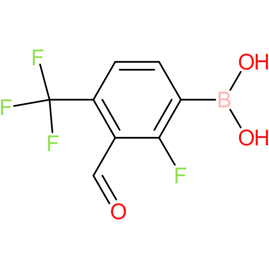 2-fluoro-3-formyl-4-(trifluoromethyl)phenylboronic acid