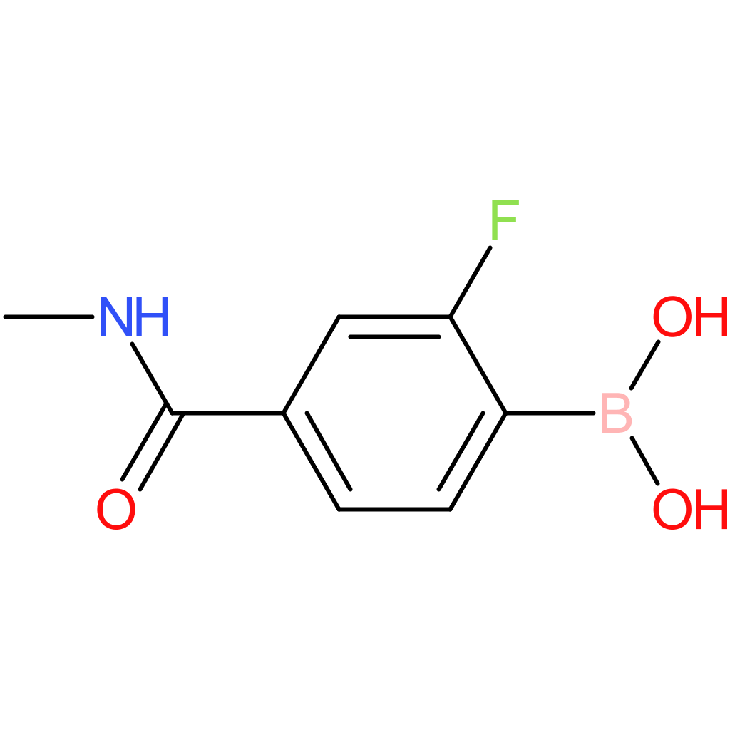 4-(n-methylaminocarbonyl)-2-fluorophenylboronic acid
