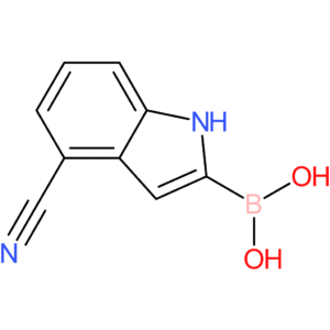 4-cyano-1h-indolE-2-boronic acid
