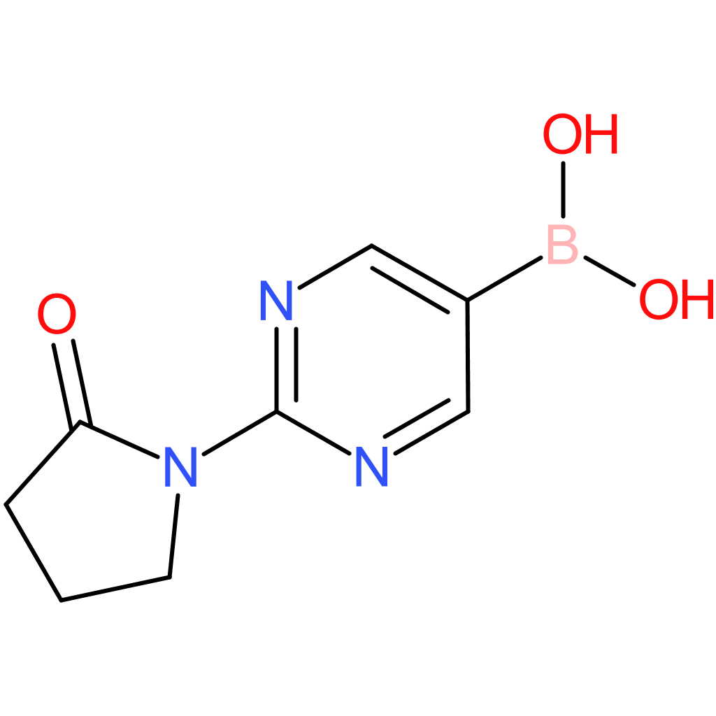 2-(2-oxopyrrolidin-1-yl)pyrimidin-5-ylboronic acid