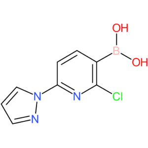 2-chloro-6-(1h-pyrazol-1-yl)pyridin-3-ylboronic acid