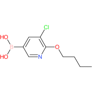 6-butoxy-5-chloropyridine-3-boronic acid