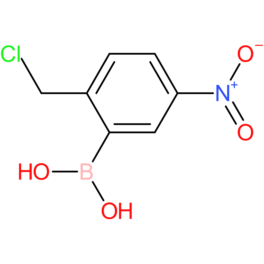 2-(chloromethyl)-5-nitrophenylboronic acid