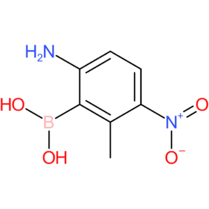 2-amino-6-methyl-5-nitrophenylboronic acid