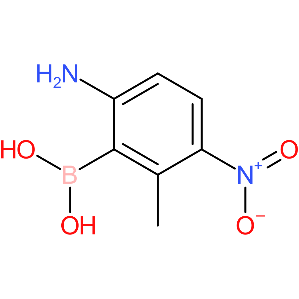 2-amino-6-methyl-5-nitrophenylboronic acid