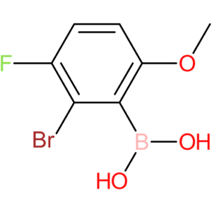 2-bromo-3-fluoro-6-methoxyphenylboronic acid