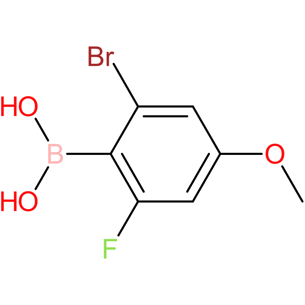 2-bromo-4-methoxy-6-fluorophenylboronic acid