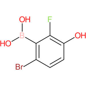 (6-bromo-2-fluoro-3-hydroxyphenyl)boronic acid