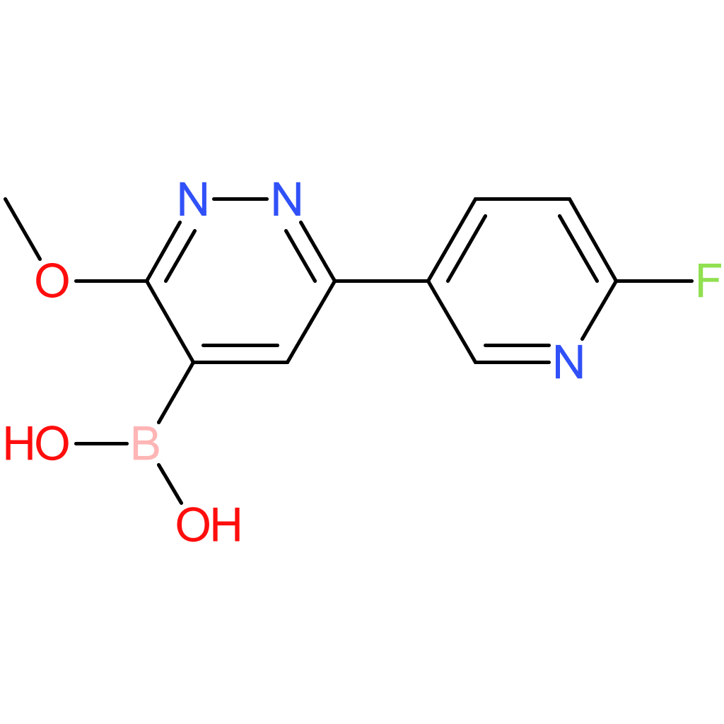 boronic acid, b-[6-(6-fluoro-3-pyridinyl)-3-methoxy-4-pyridazinyl]-
