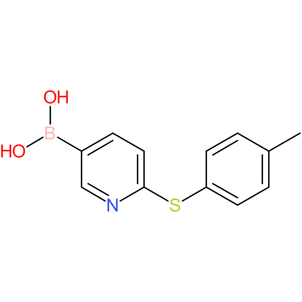 6-[(4-methylphenyl)thio]pyridin-3-ylboronic acid