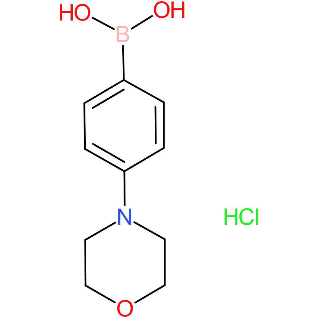 4-(morpholin-1-yl)phenylboronic acid hcl