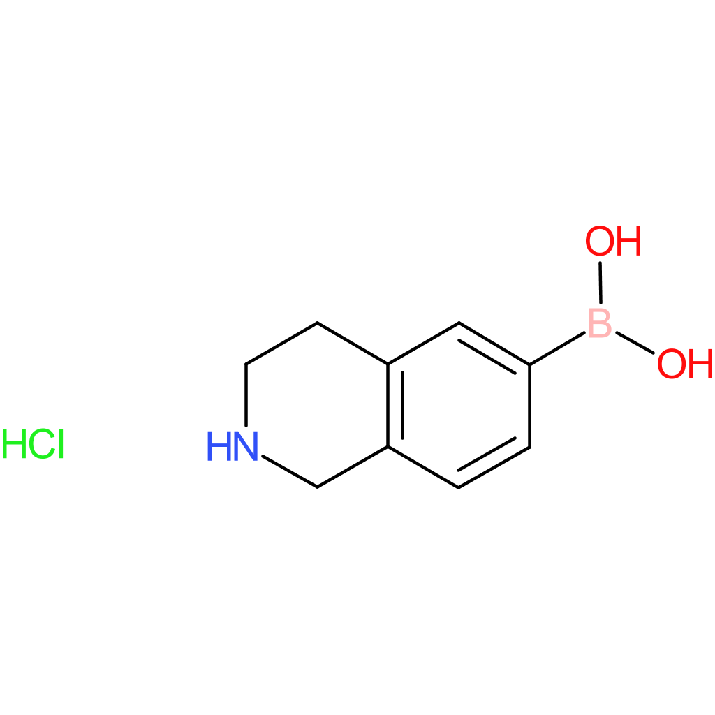 1,2,3,4-tetrahydroisoquinolin-6-yl-6-boronic acid hcl