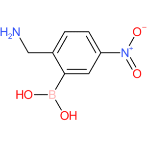 2-(aminomethyl)-5-nitrophenylboronic acid