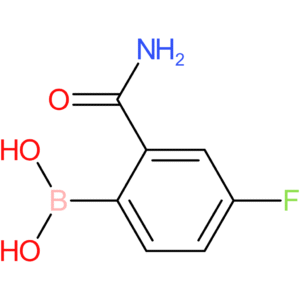 2-carbamoyl-4-fluorophenylboronic acid