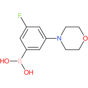 (3-fluoro-5-morpholinophenyl)boronic acid