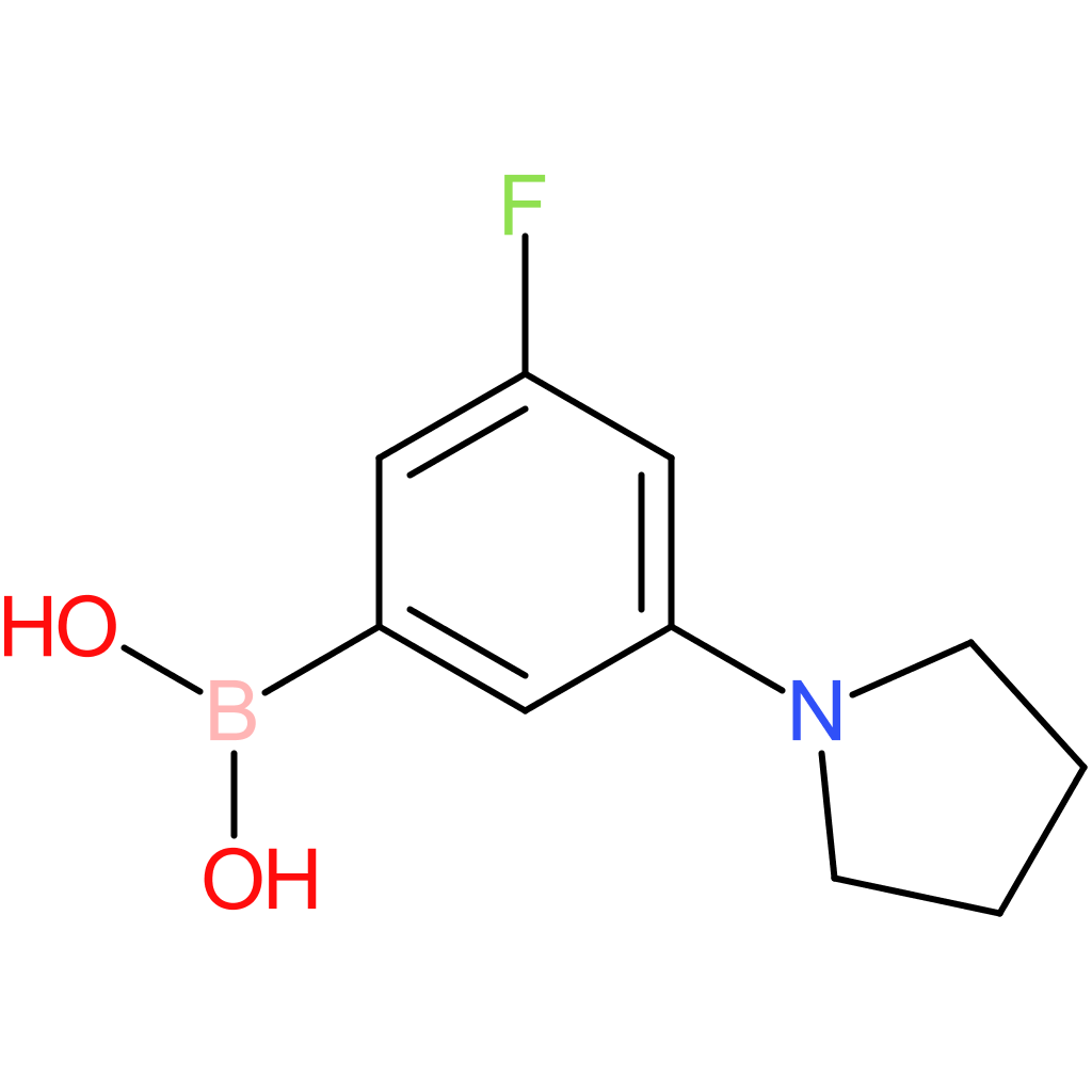 (3-fluoro-5-(pyrrolidin-1-yl)phenyl)boronic acid