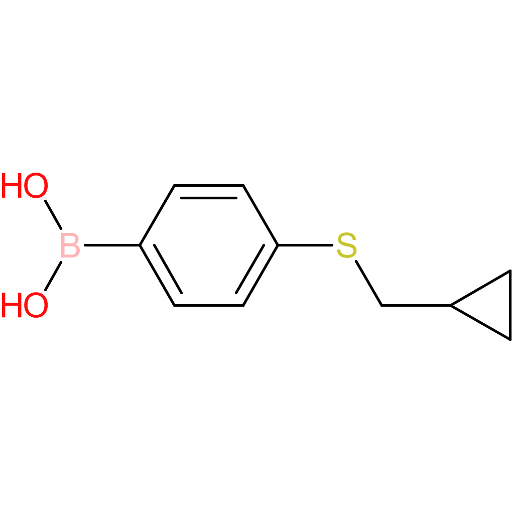 4-(cyclopropylmethylthio)phenylboronic acid