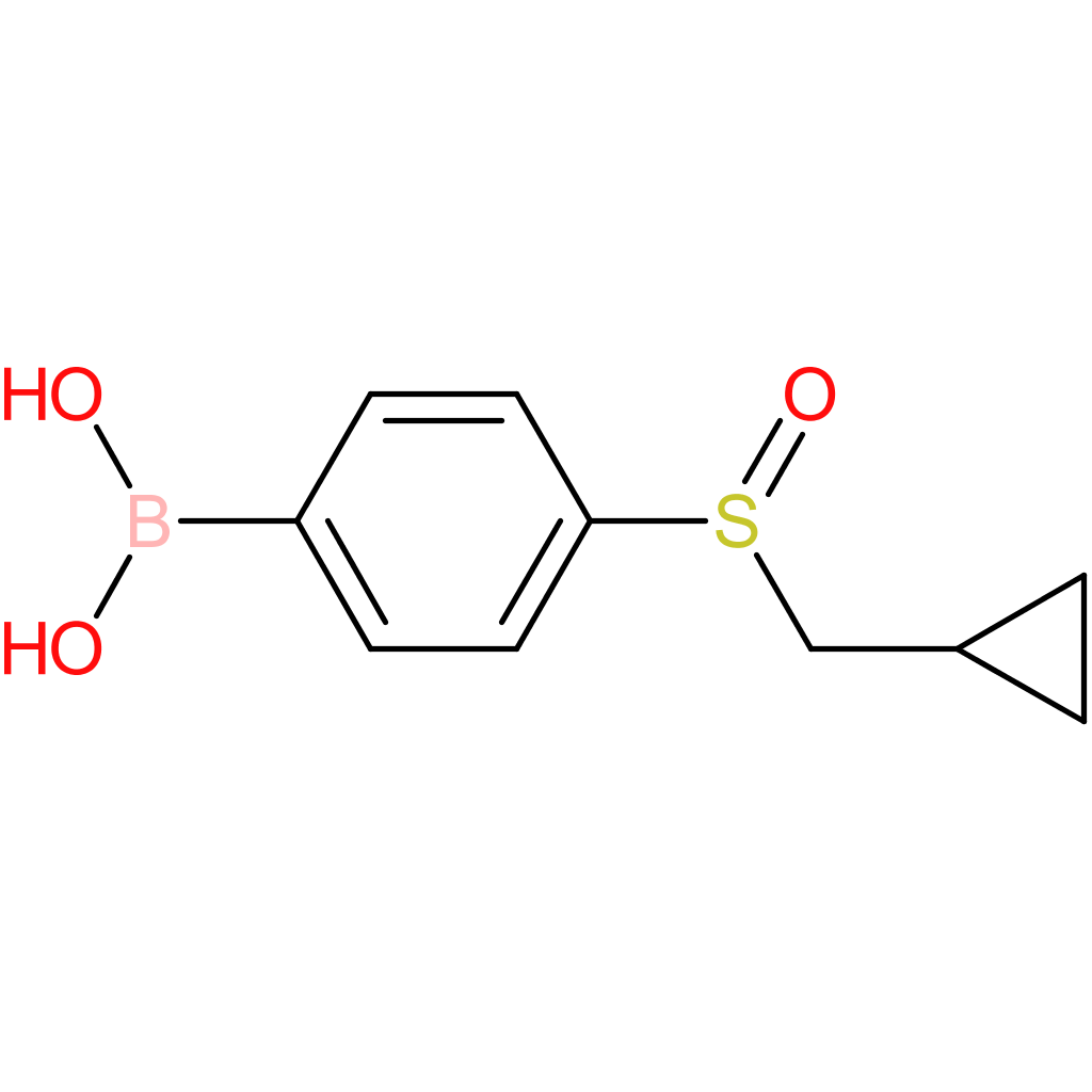4-(cyclopropylmethylsulfinyl)phenylboronic acid