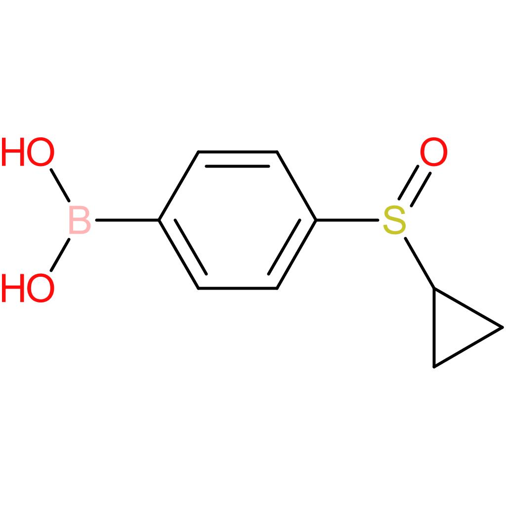 4-(cyclopropylsulfinyl)phenylboronic acid
