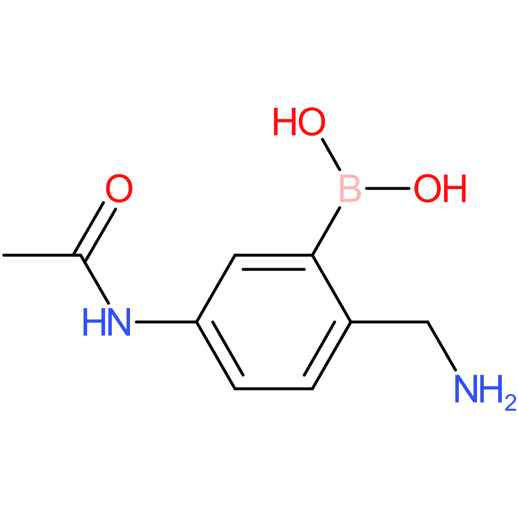 5-acetamido-2-(aminomethyl)phenylboronic acid