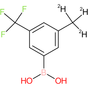 3-(trifluoromethyl)-5-(methyl-d3)-phenylboronic acid