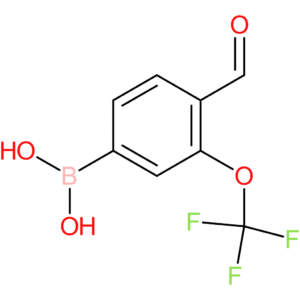 3-trifluoromethoxy-4-formyl-phenyl boronic acid