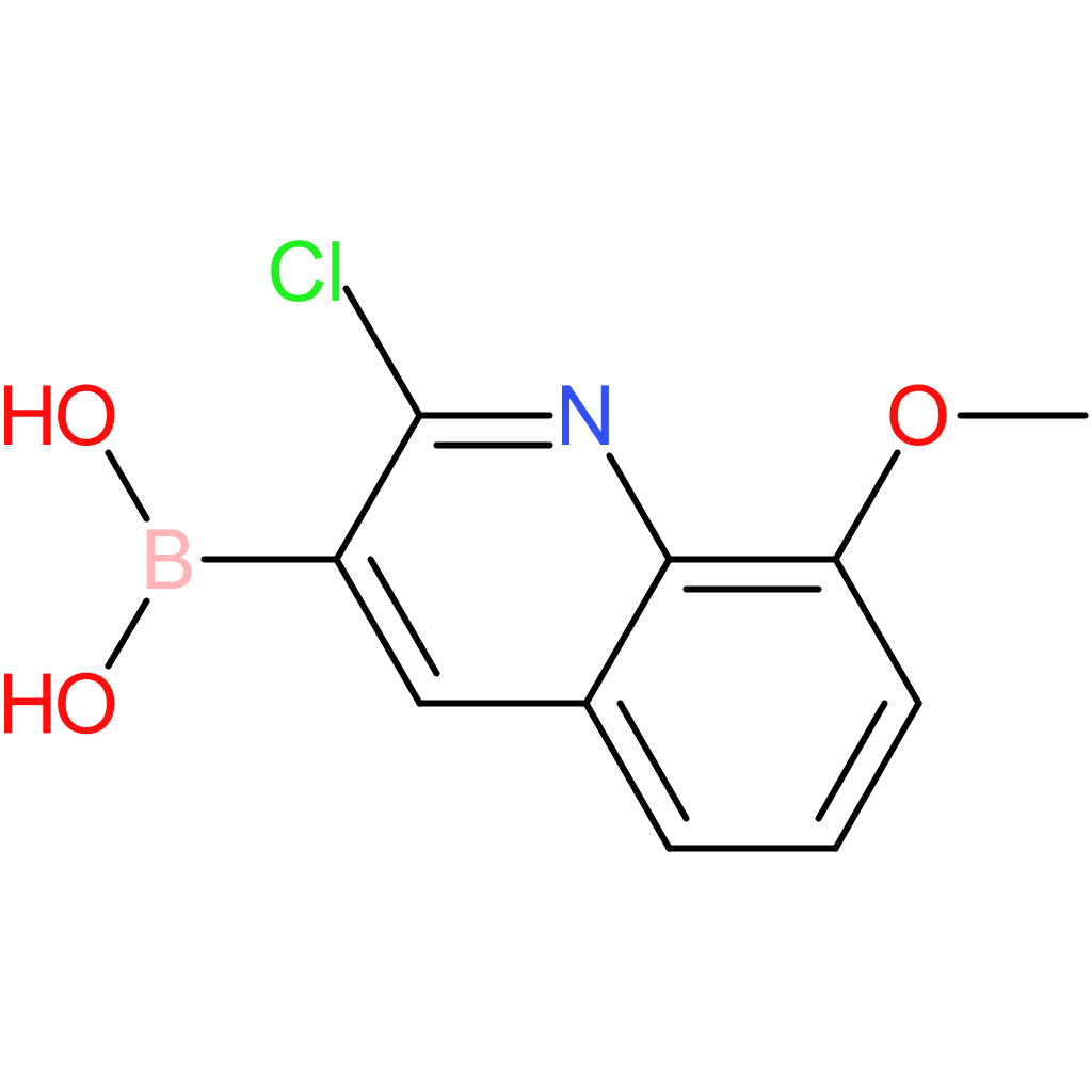 (2-chloro-8-methoxy-3-quinolinyl)-boronic acid