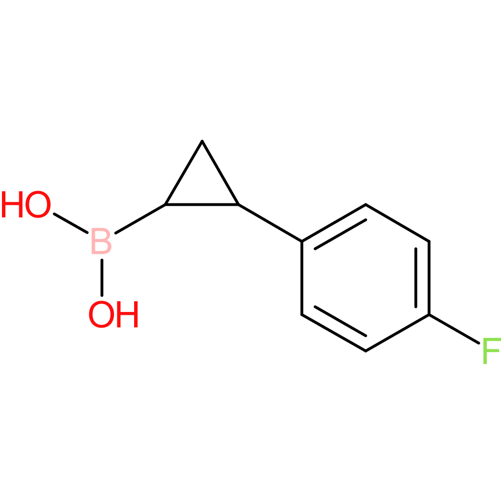 2-(p-fluorophenyl)-cyclopropyl-1-boronic acid