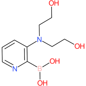 b-[3-[bis(2-hydroxyethyl)amino]-2-pyridinyl]-boronic acid