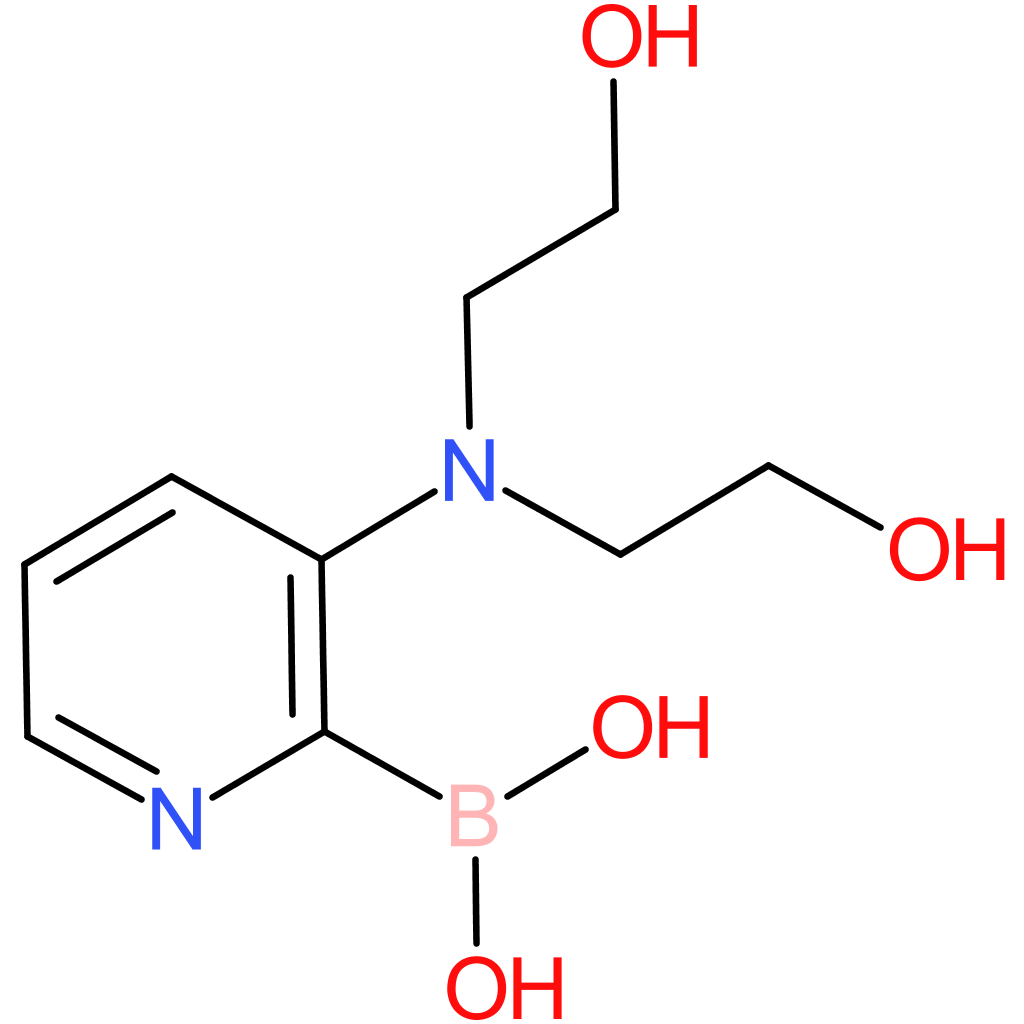 b-[3-[bis(2-hydroxyethyl)amino]-2-pyridinyl]-boronic acid