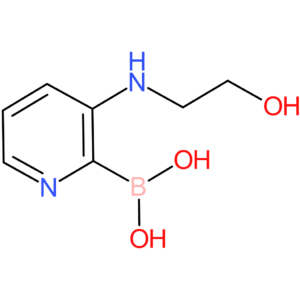(3-[(2-hydroxyethyl)amino]pyridin-2-yl)boronic acid
