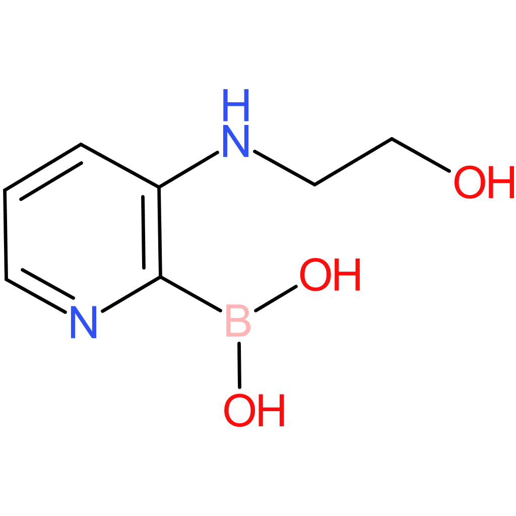 (3-[(2-hydroxyethyl)amino]pyridin-2-yl)boronic acid