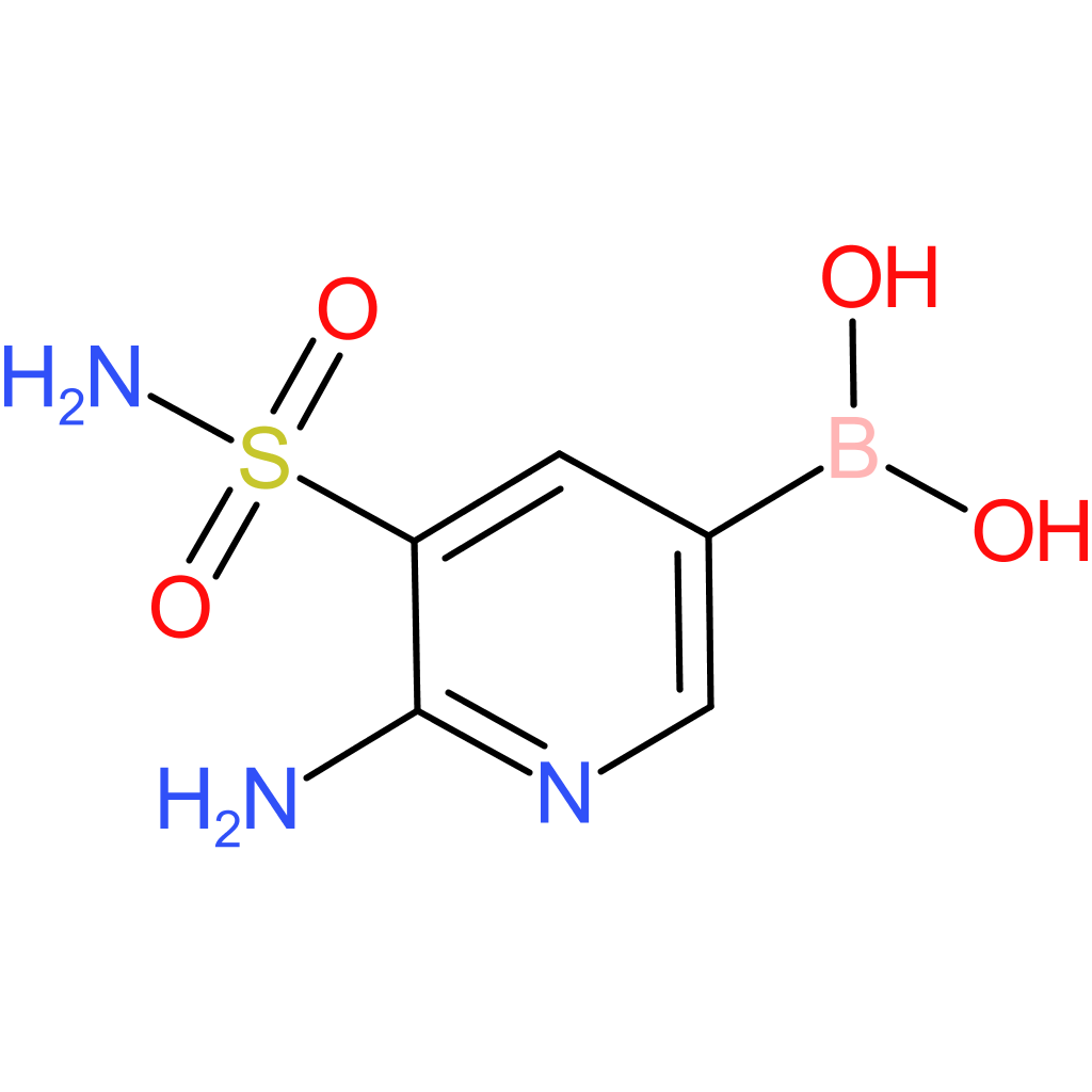 6-amino-5-sulfamoylpyridine-3-boronic acid