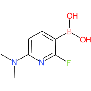 6-(dimethylamino)-2-fluoropyridin-3-ylboronic acid