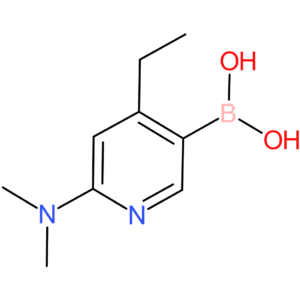 6-(dimethylamino)-4-ethylpyridin-3-ylboronic acid